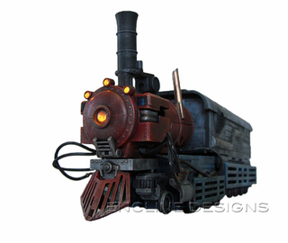 Illustration for article titled This steampunk Optimus Prime runs on coal
